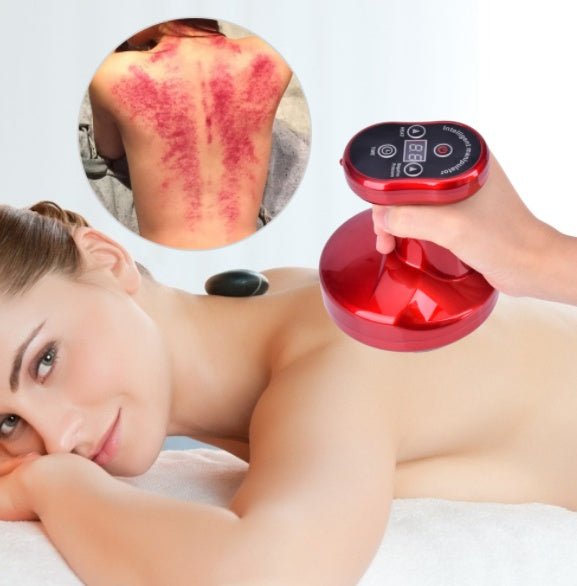 "Drahtloses Gua Sha Vakuum Saugglocken Massagegerät - Negative Druck Magnettherapie Körper Schabegerät mit Dynamischer Atmungs-Cupping-Technologie"