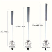 "Edelstahl Handmixer für den Haushalt - Multifunktional & in Drei Größen Verfügbar"
