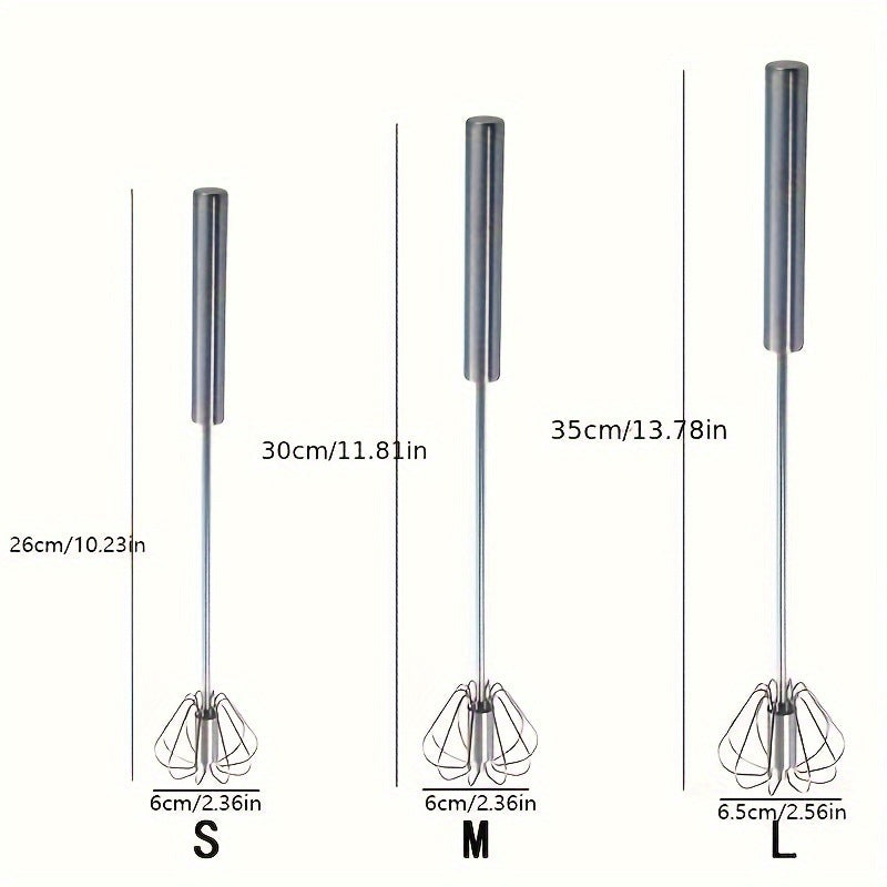 "Edelstahl Handmixer für den Haushalt - Multifunktional & in Drei Größen Verfügbar"