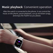 "HD-Display Sport-Smartwatch mit Solarquarz-Bewegung, TPU-Armband, ABS-Gehäuse - Schwarz & Silber"