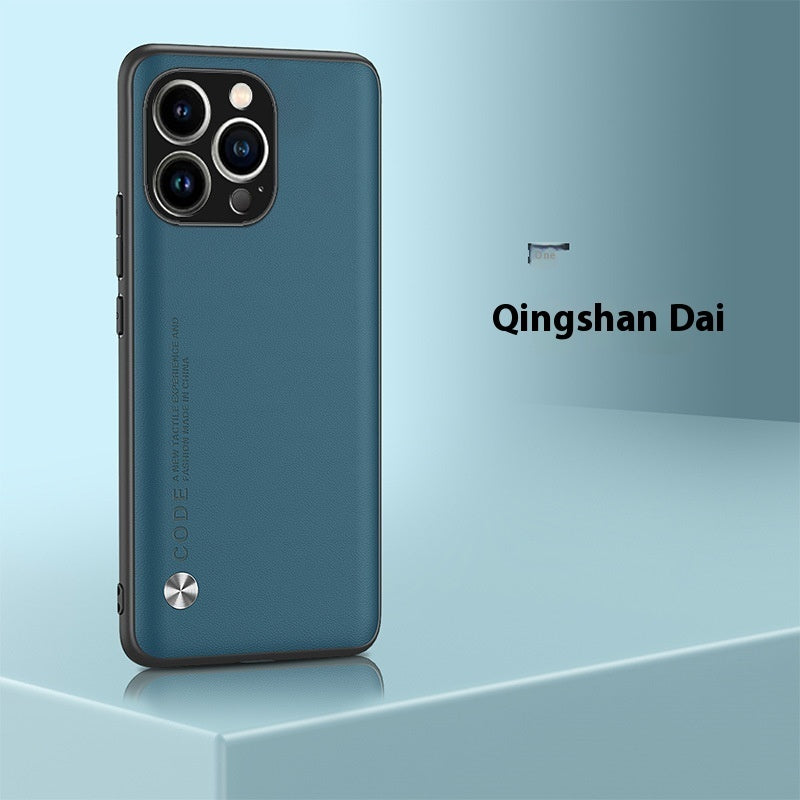"Premium Kunstleder Schutzhülle für Apple iPhone - Stoßfest & Hitzeableitend - In Vielfältigen Farben und Stilen"