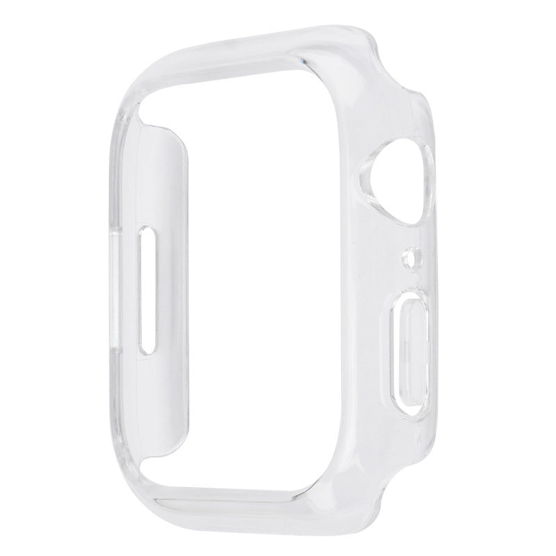 "Modischer Einfarbiger Uhrengehäuse Halbpackung - Kompatibel mit Apple Watch, in Verschiedenen Farben"