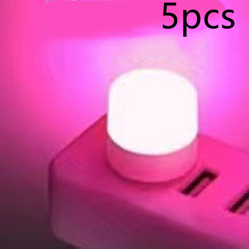 "Tragbare Mini USB Nachtlicht, LED Augenschutz Leselampe, Runde Buchlampe mit USB-Stecker für Computer & Mobile Power Charging"