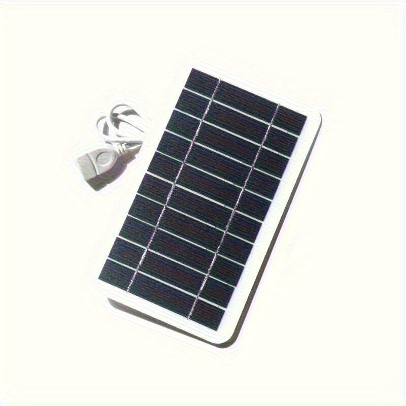 "2W 5V Tragbares, Minimalistisches Solarpanel-Ladegerät - Energieeffizient & Vielseitig für Unterwegs und Zuhause"