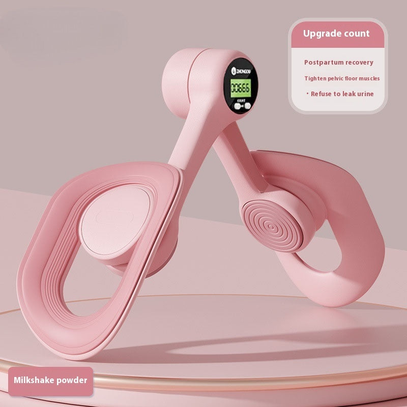 "Ergonomischer Oberschenkeltrainer mit Zähler & LCD-Anzeige - Verstellbarer Beintrainer für Männer & Frauen, Ideal für Beckenbodenmuskeltraining"