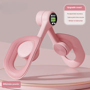 "Ergonomischer Oberschenkeltrainer mit Zähler & LCD-Anzeige - Verstellbarer Beintrainer für Männer & Frauen, Ideal für Beckenbodenmuskeltraining"