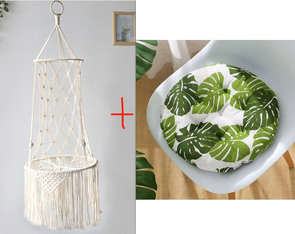 "Handgefertigte Makramee Katzenhängematte - Wandhängende Haustierbett - Ideal als Geschenk für Haustiere"