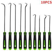 "10-teiliges Auto-Reparaturwerkzeug Set - Öldichtung Hebelwerkzeug, Grüner Haken, Legierungsstahl & ABS-Griff"
