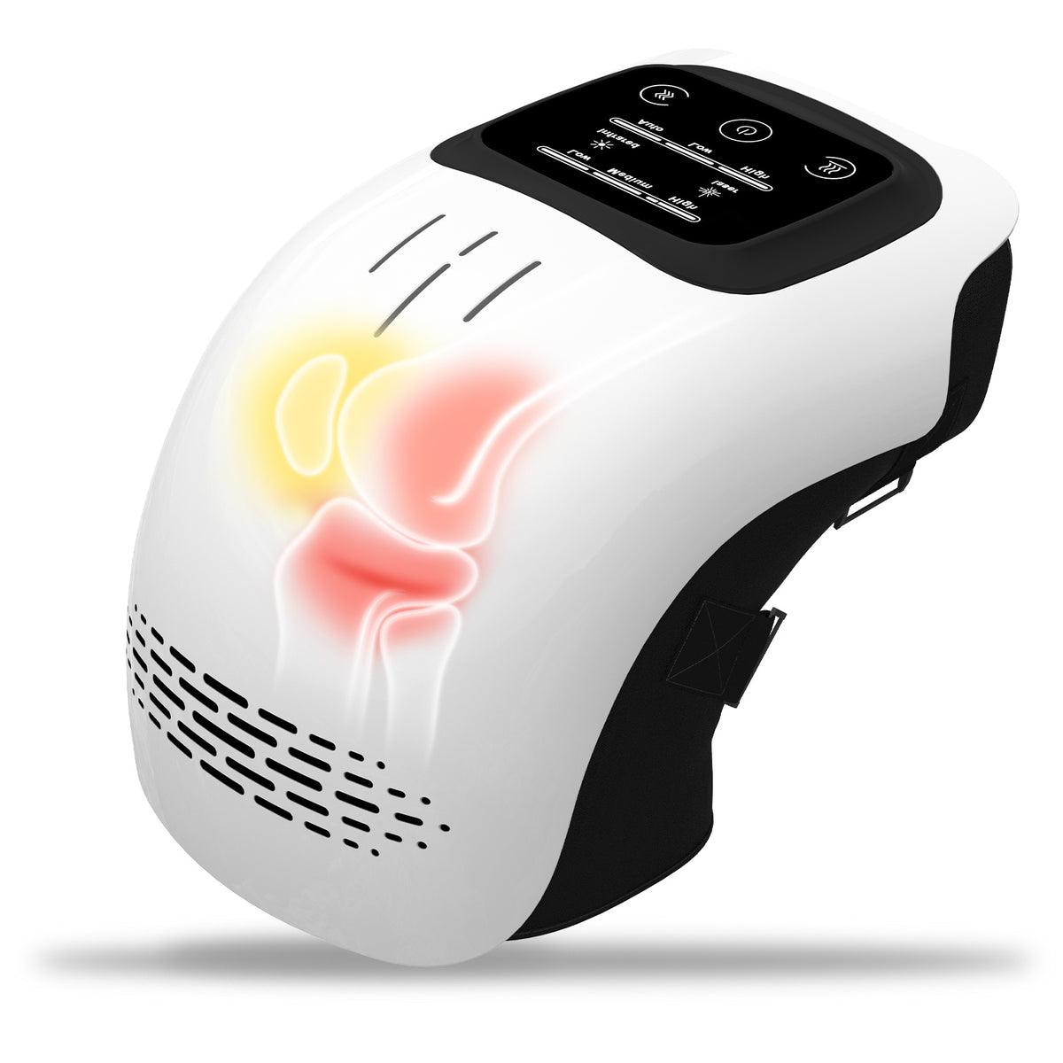 Intelligentes Heimgerät Elektrisches intelligentes Knie-Massagegerät mit Knetfunktion und Heizfunktion Wiederaufladbares Knie-Massagegerät zur Schmerzlinderung mit Infrarot-Laser und Vibration