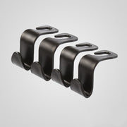 "Universeller Auto-Rücksitz-Haken: Ordnung & Sicherheit, Robust & Diskret, Einfache Installation, 4er-Set"