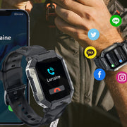 "Modische Sport-Smartwatch mit Herzfrequenzmessung, Wasserdicht, Silikonarmband, TFT-Bildschirm, Magnetisches Laden - Schwarz/Orange/Grün/Gelb"
