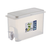 "Großkapazität Kühlschrank Aufbewahrungskrug mit Wasserhahn, Lebensmittelechter PP-Kunststoff, 3.5L - Ideal für Säfte und Eistee"