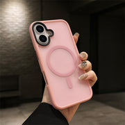 "Hautfreundliche Matte Magnetische Handyhülle, 2-in-1 PC Material, Kompatibel mit iPhone Modellen"
