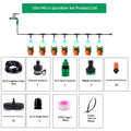 "DIY Gartenbewässerungssystem: Mehrfach-Sprühdüsen, PVC, Gewindeanschluss, Mikro-Sprinkler-Bewässerung (10/15/20 Meter)"