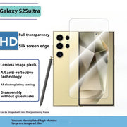 "HD Vollbild Anti-Peep Elektroplattiert Gehärtetes Glas Schutzfolie für Samsung Modelle, Staubdicht und Fingerabdruck-Resistent"