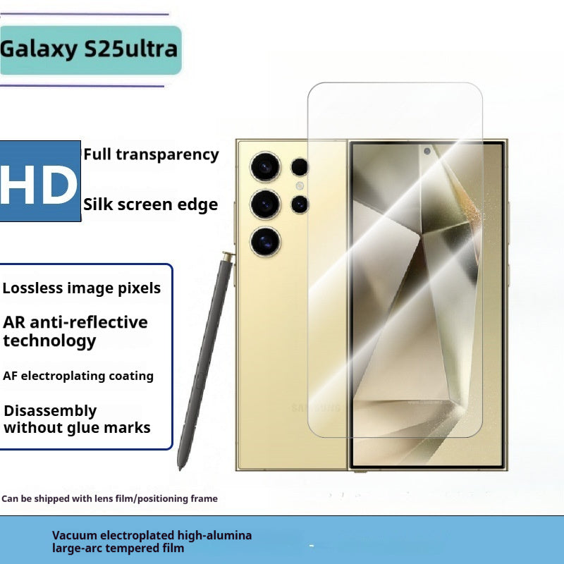 "HD Vollbild Anti-Peep Elektroplattiert Gehärtetes Glas Schutzfolie für Samsung Modelle, Staubdicht und Fingerabdruck-Resistent"