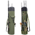 "Multifunktionale Zylinder-Angeltasche für Outdoor: Robust, Leicht & Geräumig - Perfekt für Angelruten und -zubehör"