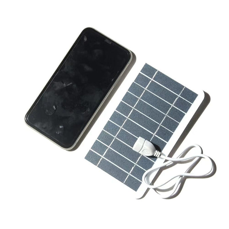 "2W 5V Tragbares, Minimalistisches Solarpanel-Ladegerät - Energieeffizient & Vielseitig für Unterwegs und Zuhause"