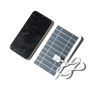 "2W 5V Tragbares, Minimalistisches Solarpanel-Ladegerät - Energieeffizient & Vielseitig für Unterwegs und Zuhause"