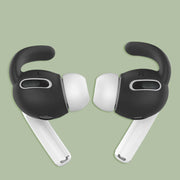 "Sportliche Anti-Drop Ohrpolster Kompatibel mit Apple Airpods 3. Generation - Inklusive Silikon Tasche und 3 Paar Earmuffs - Perlweiß oder Magisch Schwarz"