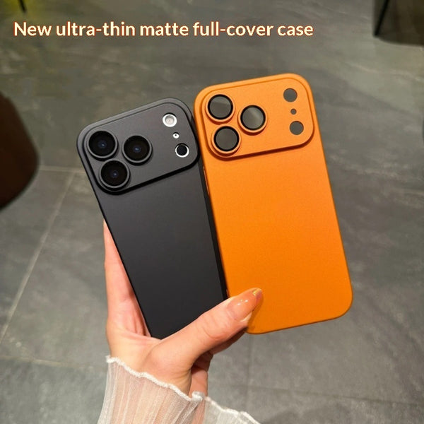 "Ultra-Dünne Vollschutz Handyhülle mit Integrierter Kamera & Hautfreundlichem Matt-Finish für iPhone 17/17 Pro/17 Pro Max/16/16 Pro/16 Pro Max - Sturzsicher"