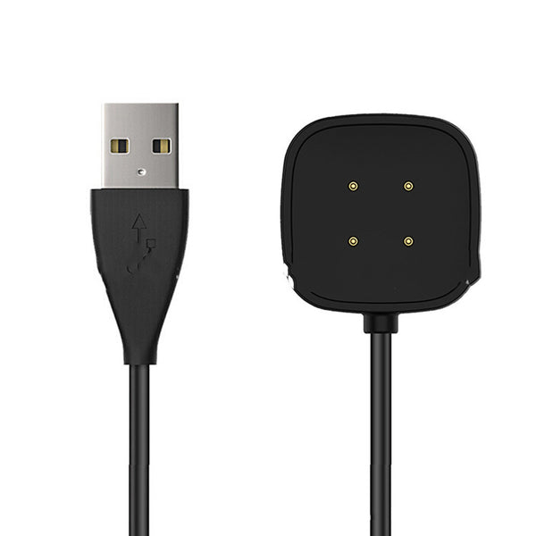 "Fitbit Versa3/Sense Magnetisches USB-Ladekabel - Schnellladung, Hohe Effizienz, Langlebig, 100cm Schwarz"