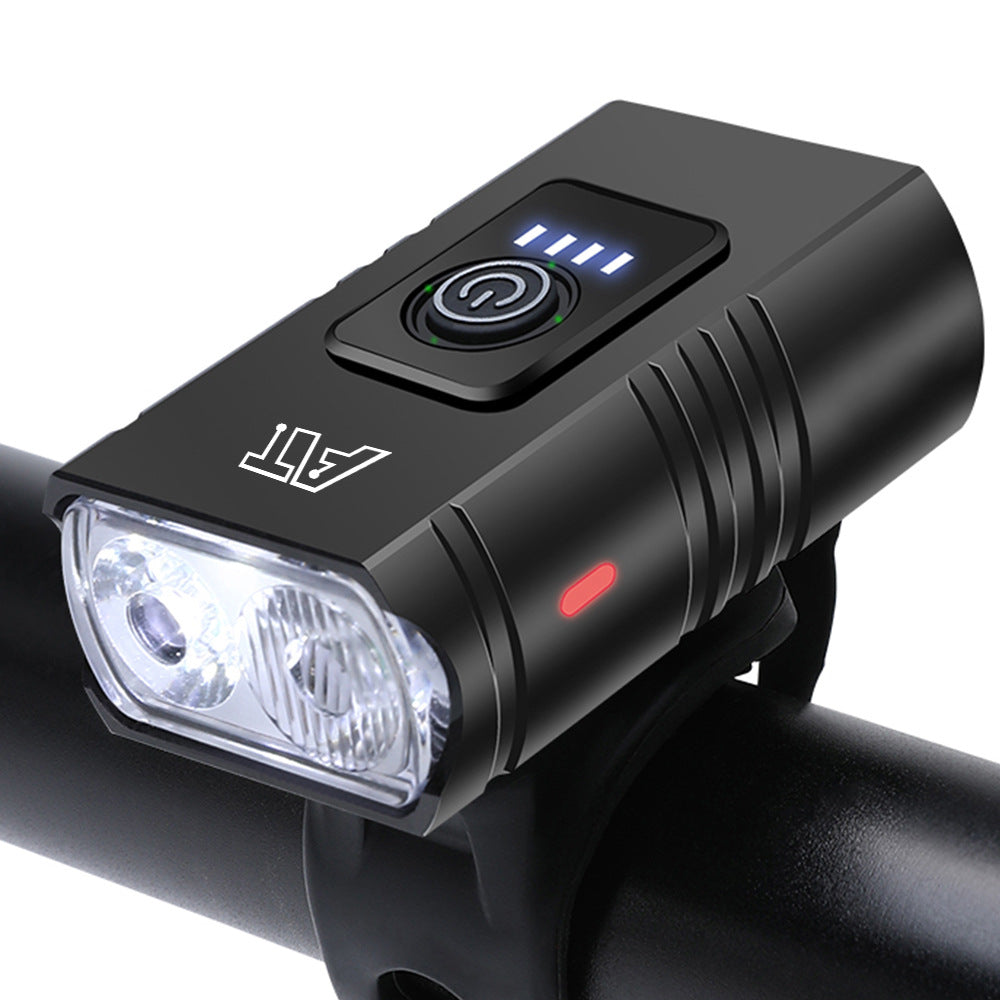 "Leistungsstarkes T6 LED Fahrradlicht mit Akkuanzeige - Sichere, robuste und einfache Handhabung für Pendler und Freizeitradler"