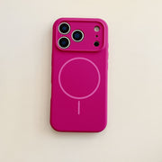 "Präzisionsgeschnittene Vollabdeckung Silikon Handyhülle mit Magnetverschluss - Stoßfest, Kratzfest für iPhone 17 Modelle"