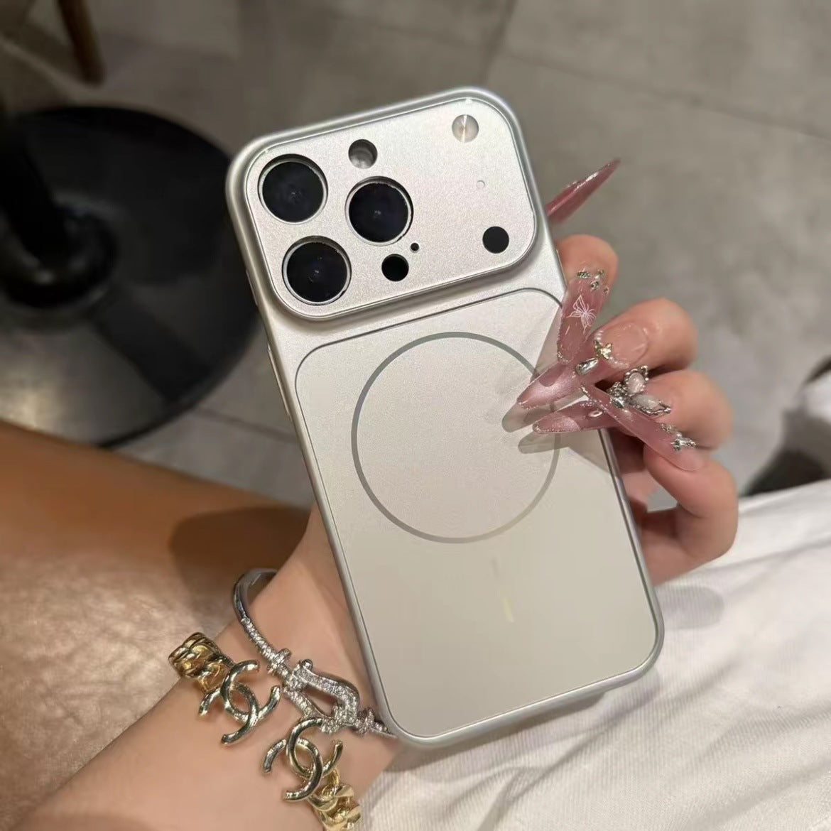 "All-Inclusive Magnetisches Handyhülle mit Nano Mattglas für iPhone 13/14/15/16/17 Pro Max - Stossfest, Anti-Fall, Anti-Fingerabdruck"