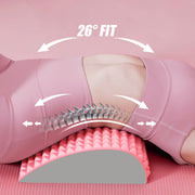 Rückenstreckkissen Nacken-Lendenwirbelstütze Massagegerät für Nacken, Taille, Rücken, Ischias, Bandscheibenvorfall, Schmerzlinderung, Massage, Entspannung