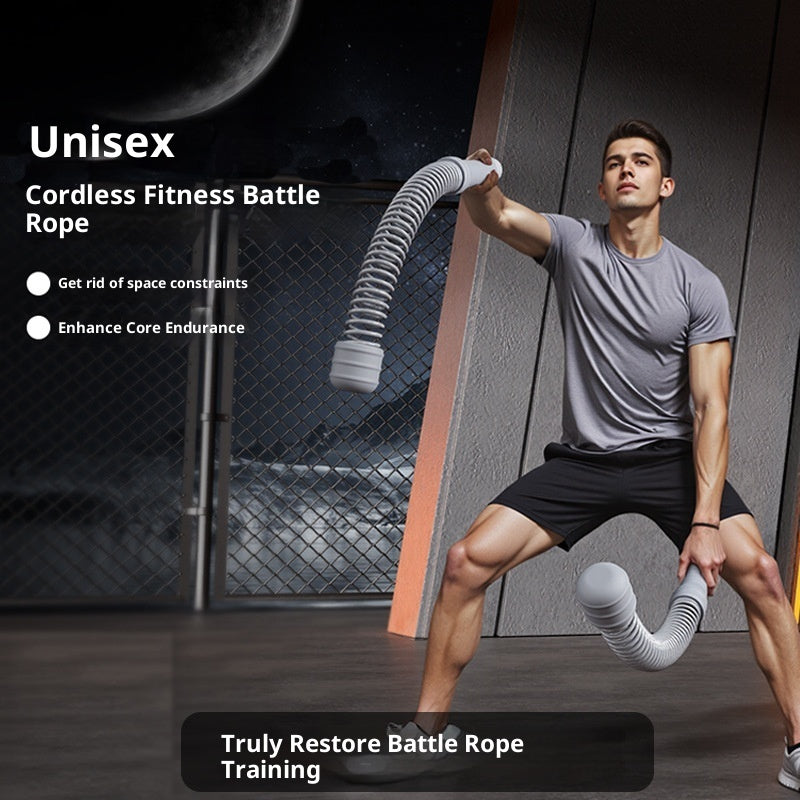 "Kabelloses Widerstandsband für Armtraining - Fitness Seilzug für Männer - Super elastisch, PVC, Farben: Herbstkirsche, Obsidian-Schwarz, Rauchgrau"