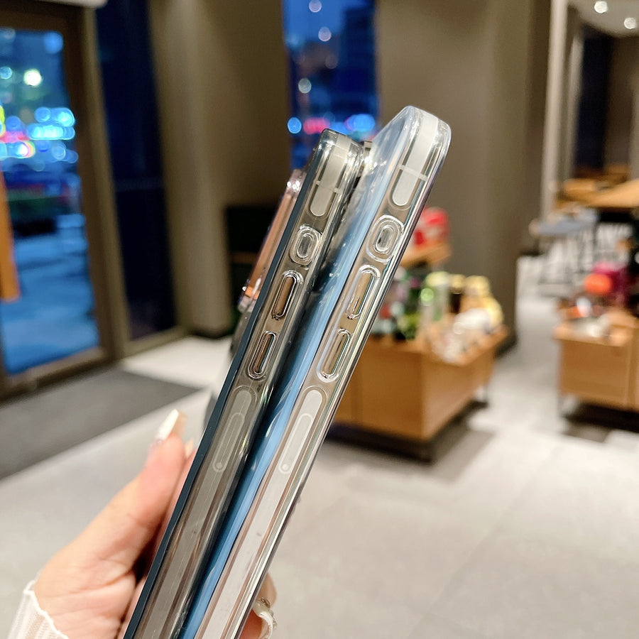 "Silberne Wasserwellen-Handyhülle, Anti-Fall und Anti-Fingerprint, Kompatibel mit iPhone 11, 12, X, 14, XR, XS Max und mehr"
