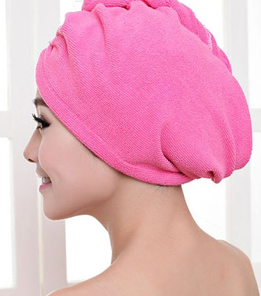 Damen-Haartrockner-Mütze / Absorbierendes Haarhandtuch