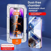 "Premium Blickschutz Gehärtetes Glas Vollbild Displayschutzfolie für iPhone Modelle - Ultra HD, Anti-Blau-Licht, Anti-Fingerabdruck"