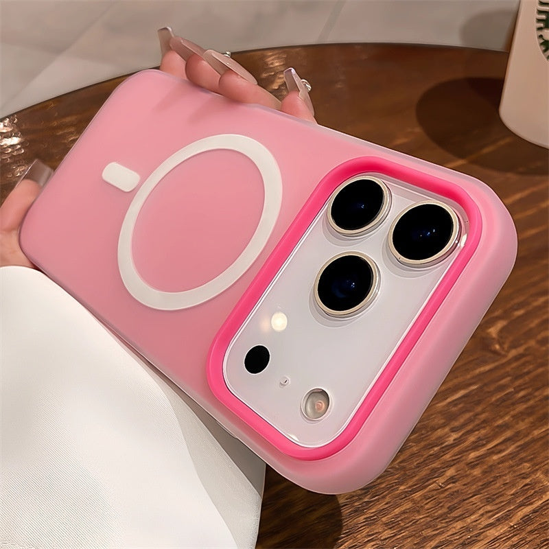"2-in-1 Magnetische Rutschfeste Handyhülle für iPhone 17 Pro Max, Stoßfest und Kratzfest, Mattes Design in Vielfältigen Farben"