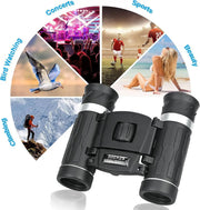 "500-25 HD Zoom Fernglas für Camping, Jagd & Outdoor-Sport - Wasserdicht, Faltbar & Kompakt mit BAK4-Prisma"