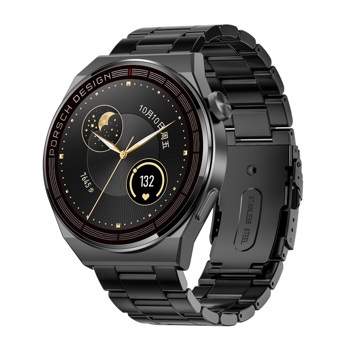 "HD3max NFC Bluetooth Smartwatch mit Schrittzähler & Gesundheitsüberwachung - Vielseitige Farben und Materialien"