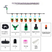 "DIY Gartenbewässerungssystem: Mehrfach-Sprühdüsen, PVC, Gewindeanschluss, Mikro-Sprinkler-Bewässerung (10/15/20 Meter)"