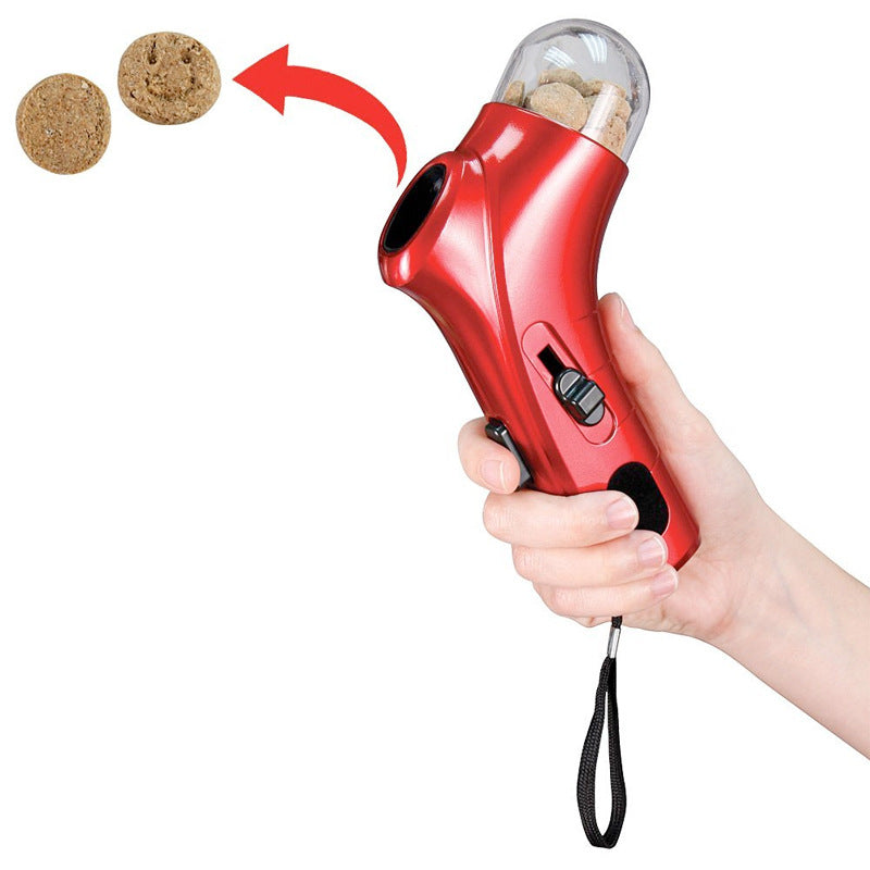 "Interaktiver Snackspender für Katzen und Hunde, Trainings- und Rätsel-Lernspielzeug aus TPR, 14.5 * 9 * 24cm"