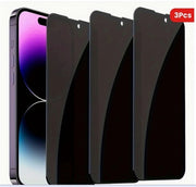 "Premium Gehärtetes Glas, Staubdicht, Vollbild Anti-Spionage Schutzfolie für Apple"