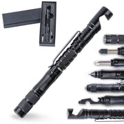 "Multifunktionaler Tactical Pen - Robustes Outdoor Survival Tool mit Kompass & Flaschenöffner"