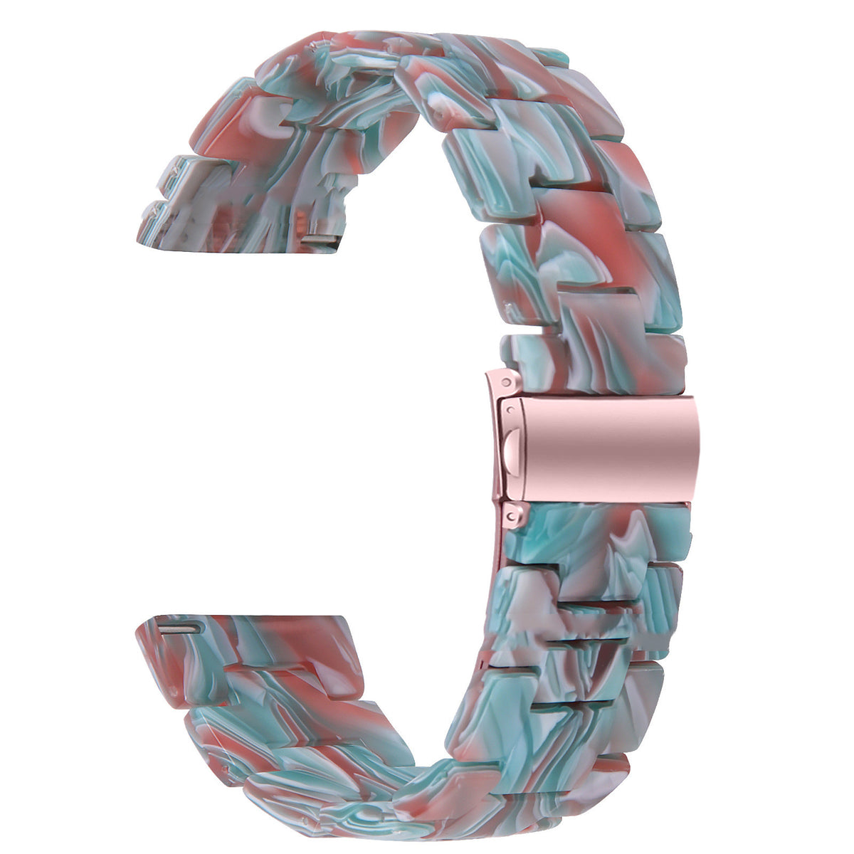"Vielseitiges Resin Armband für Smartwatches - Kompatibel mit Samsung und Non-Samsung Marken in Vielfältigen Farben"