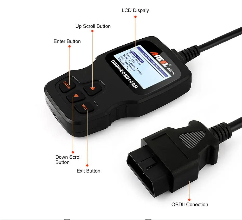 "Universal Auto Diagnosegerät Code-Reader - Präzise Motorfehlererkennung & Kosteneinsparung"