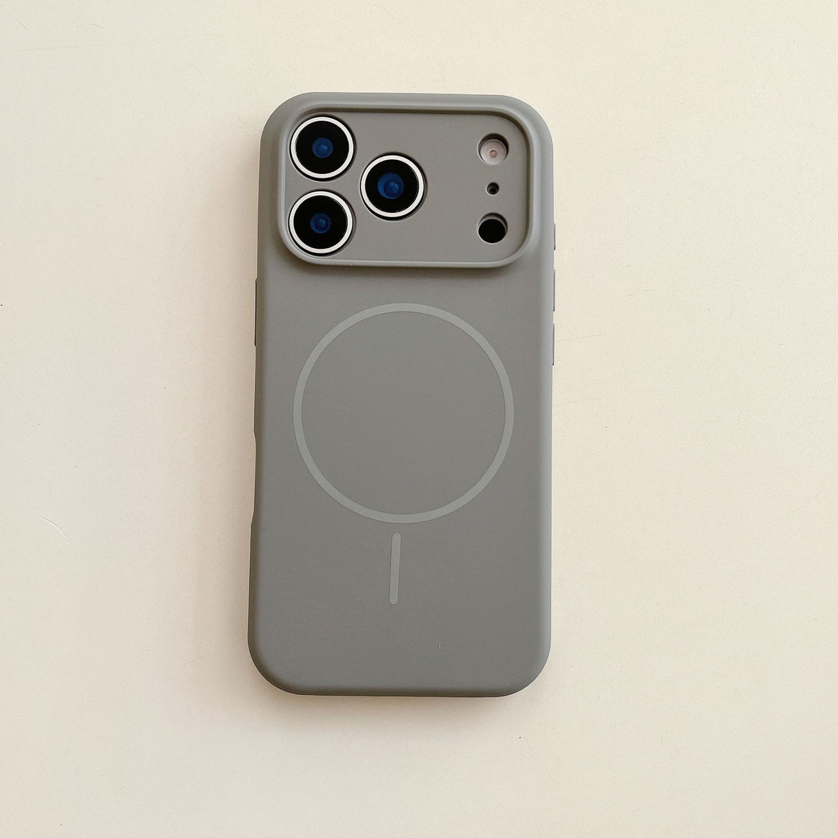 "Präzisionsgeschnittene Vollabdeckung Silikon Handyhülle mit Magnetverschluss - Stoßfest, Kratzfest für iPhone 17 Modelle"