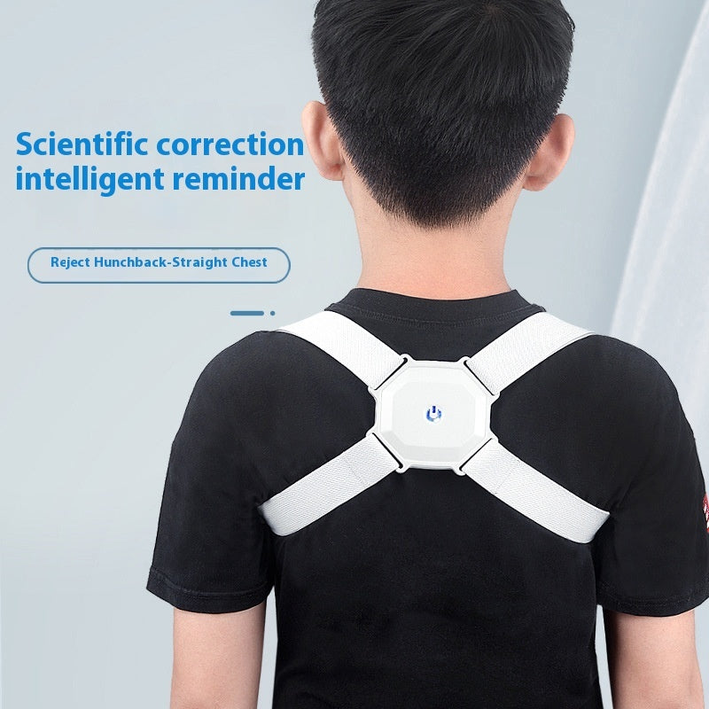 Intelligenter Haltungskorrektor, verstellbar für Kinder und Erwachsene, Buckel- und Rückenkorrekturgürtel, Echtzeit-Haltungsbewertung und -Training