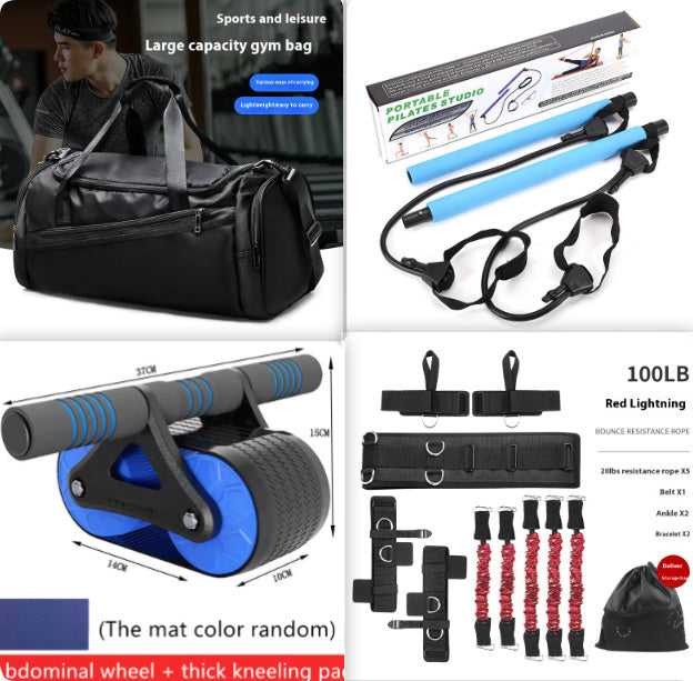 "Premium Doppelrad Bauchtrainer für Männer & Frauen - Automatische Rückkehr Ab Roller, Fitnessgerät für Heimtraining und Gymnastik"