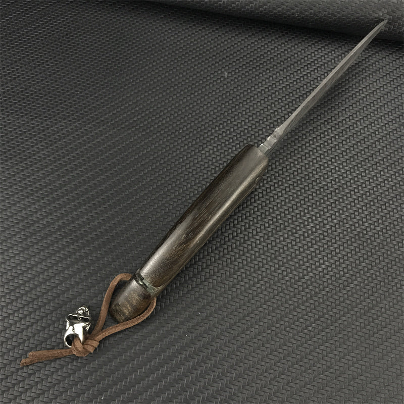 Outdoor StraightHigh Hardness Selbstverteidigungsmesser für unterwegs Zuhause Outdoor