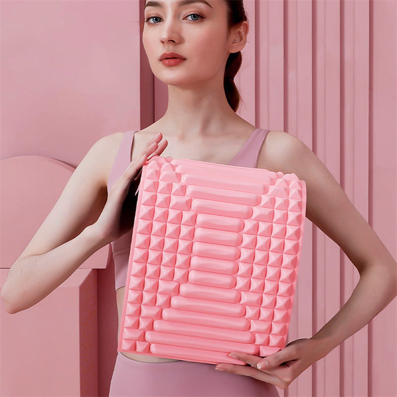 Rückenstreckkissen Nacken-Lendenwirbelstütze Massagegerät für Nacken, Taille, Rücken, Ischias, Bandscheibenvorfall, Schmerzlinderung, Massage, Entspannung