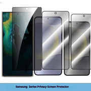 "HD Vollbild Anti-Peep Elektroplattiert Gehärtetes Glas Schutzfolie für Samsung Modelle, Staubdicht und Fingerabdruck-Resistent"