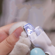 "Professionelle LED Haustier Nagelknipser für Kleine und Mittlere Tiere - Katzen, Hunde, Kaninchen - Sicher und Einfach zu Bedienen"